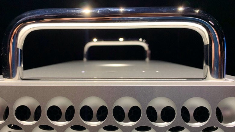 Apple's 2019 Mac Pro close up shot