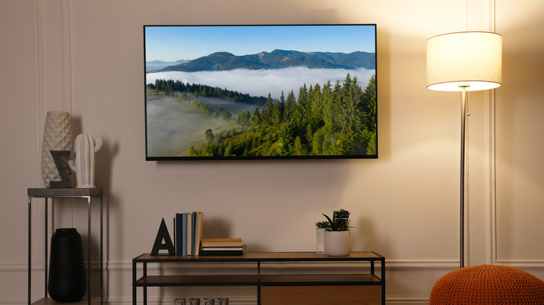 Smart TV in a living room
