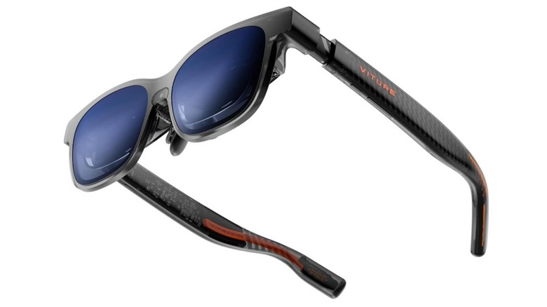 Viture Luma Pro AR smart glasses with dark lenses.