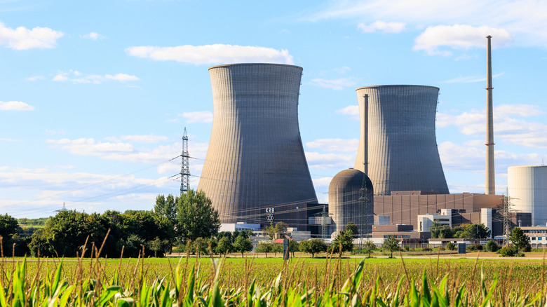 cooling towers of Gundremmingen power plant, Germany