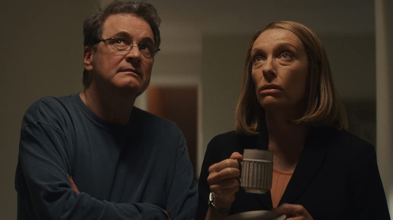 Colin Firth and Toni Collette in HBO's The Staircase