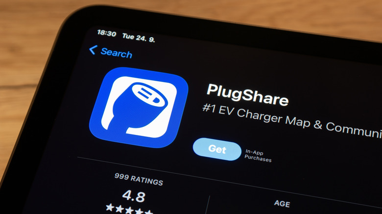 The PlugShare icon in an app store