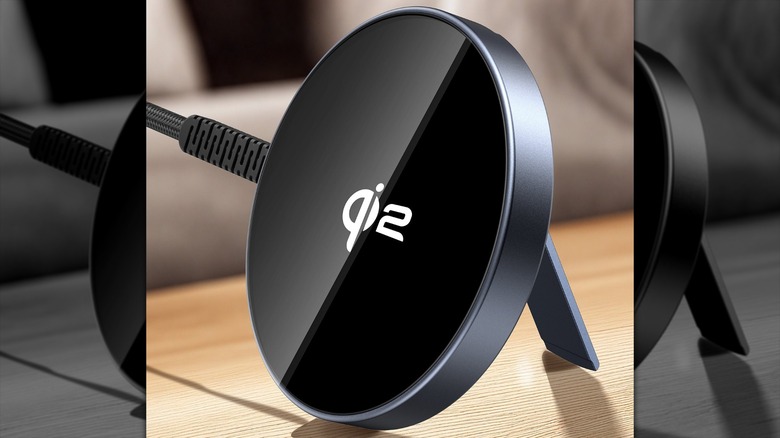 ESR HaloLock Magnetic Charging Pad on a table