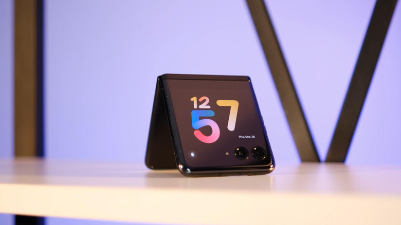 Motorola Razr Ultra on a table