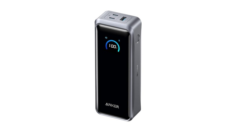 Anker prime power bank on white background