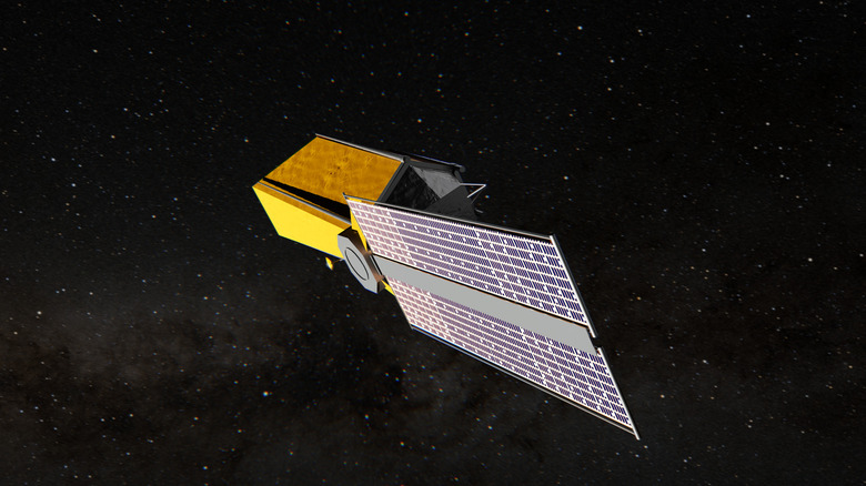 Artist's concept of the Habitable Worlds Observatory