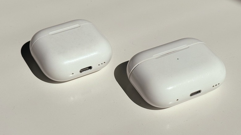 AirPods 4 and AirPods Pro 2 charging cases