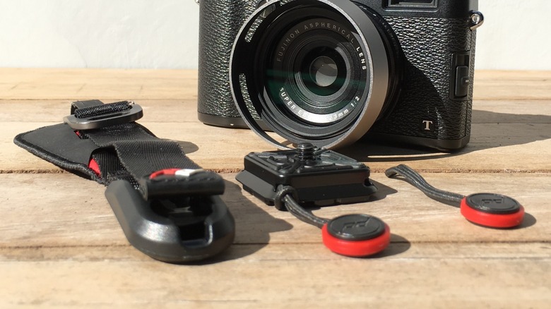 custom Peak Design camera straps for the Fuji camera
