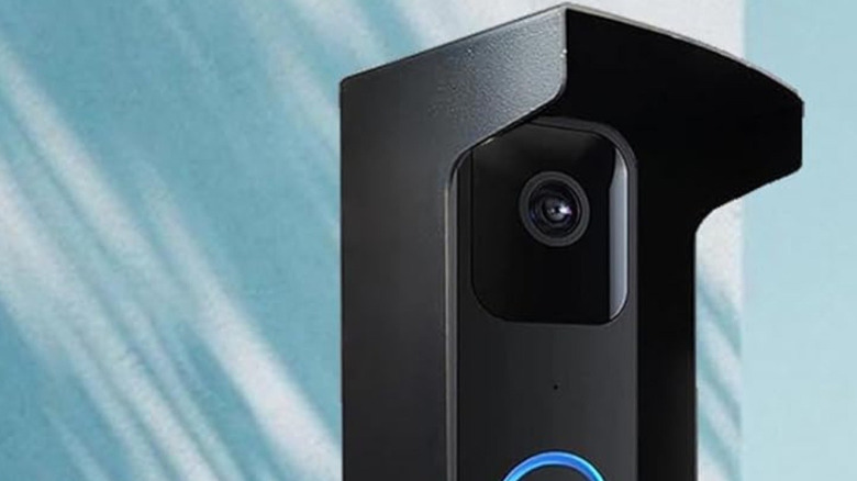 A close-up image of the Yaoyao Doorbell Rain Cover.