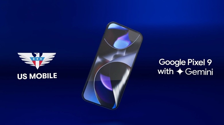 US Mobile Google Pixel 9 with Gemini advertisement