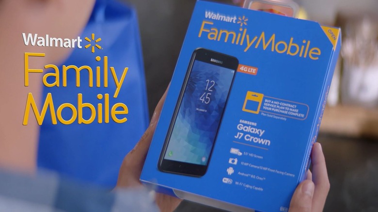 Walmart Family Mobile logo with phone in box