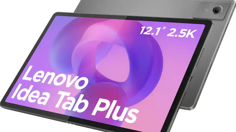 Lenovo tablet on display