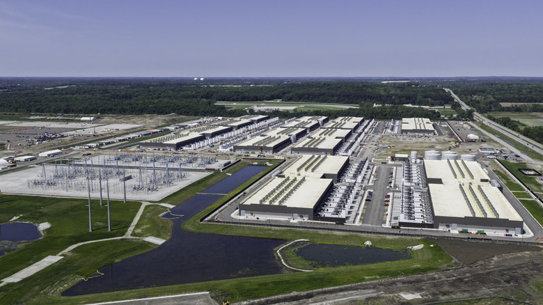 Photo of a data center