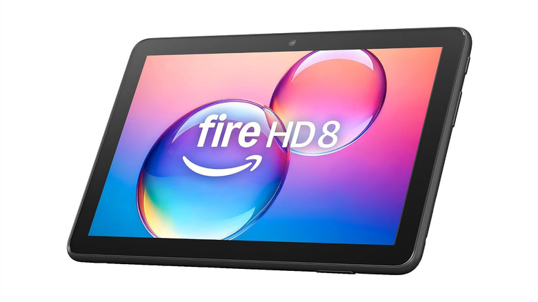 The Amazon Fire HD 8 against a white background
