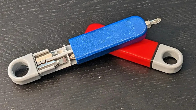 3D printed pocket screwdriver kit