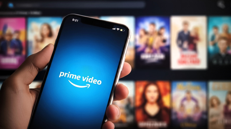 Prime Video logo on smartphone