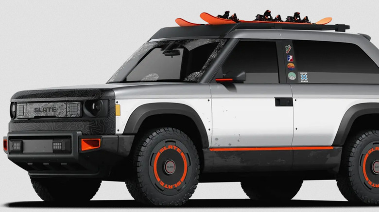 Slate pickup truck