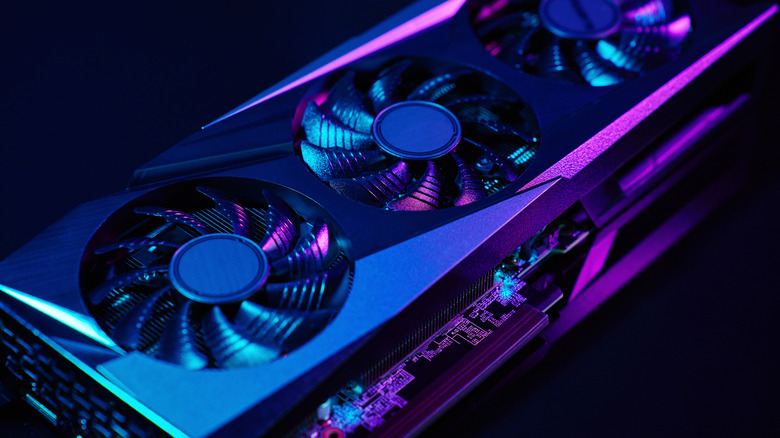 Three-fan graphics card