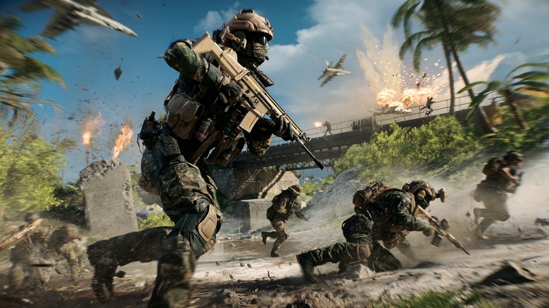 Soldiers charging in Battlefield 6