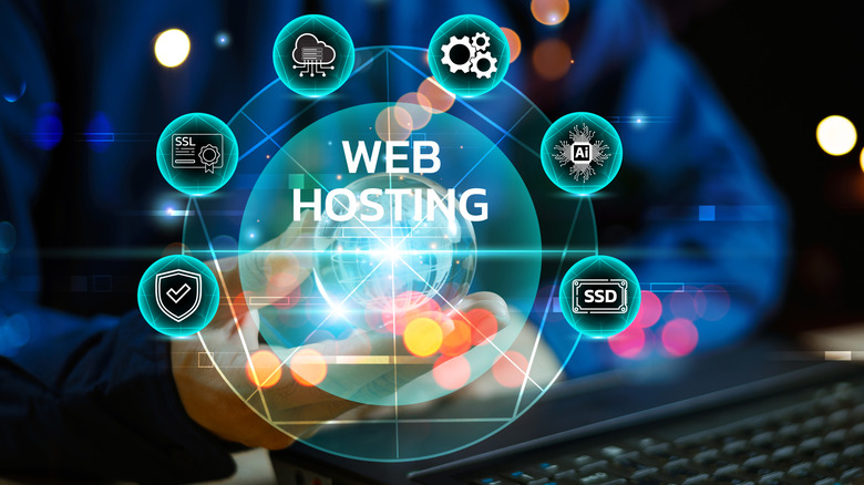 Web hosting concept