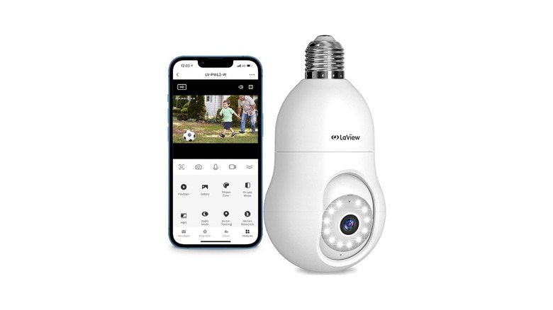 LaView 4MP Bulb Security Camera