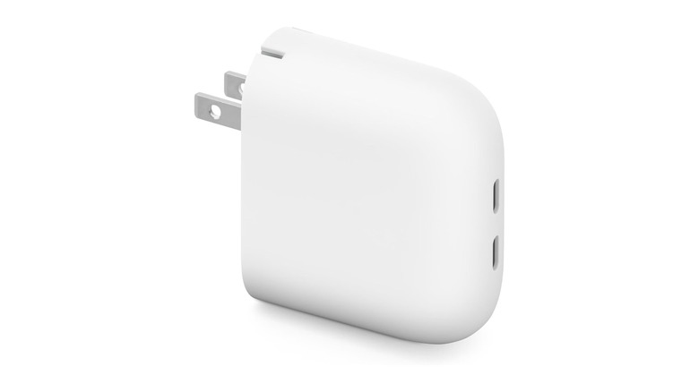 close-up of Google Pixel Flex charger