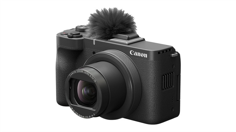 The Canon PowerShot V1 against a white background