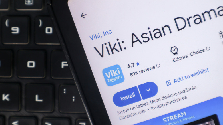 Viki app icon on Google Play Store