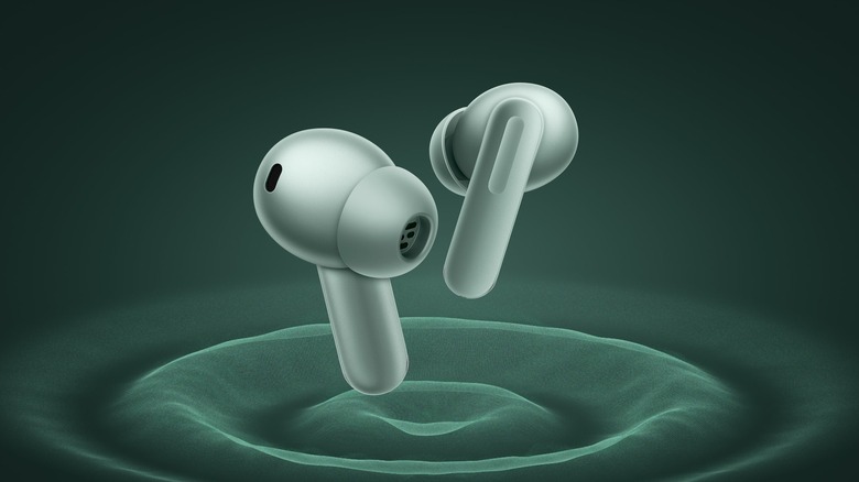 The OnePlus Buds 4 earbuds.