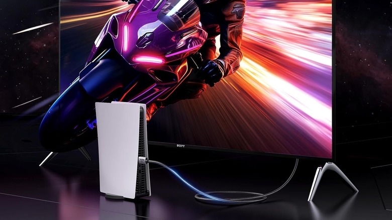 Ugreen HDMI 2.1 Cable connected to a PS5 and a TV