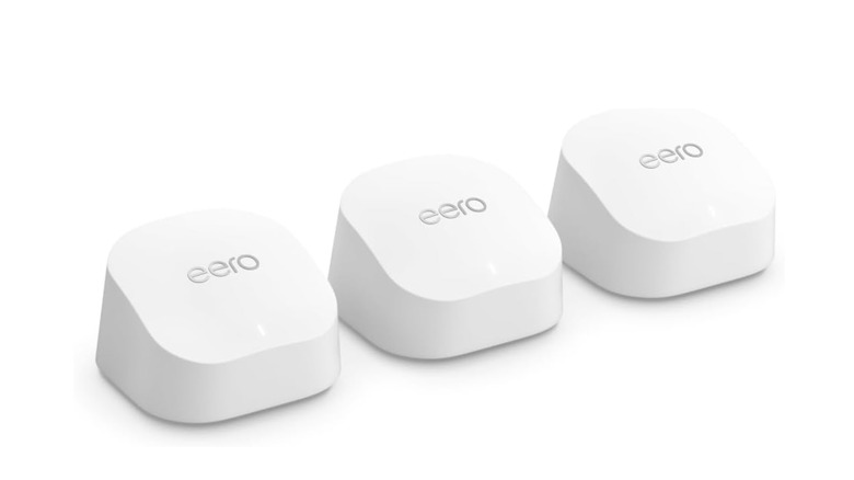 The Amazon Eero 6+ (3-Pack).