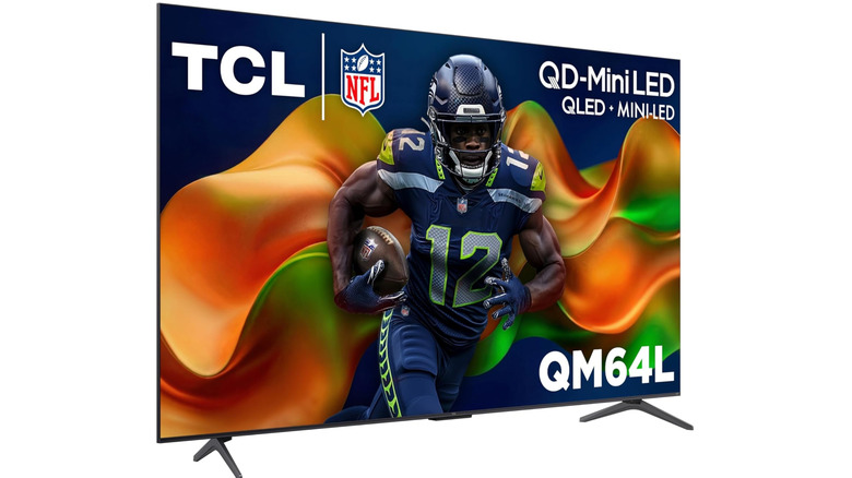 The TCL QM64L 4K Mini LED TV.