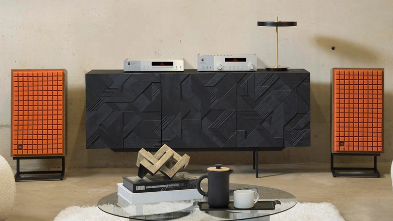 JBL L100 speakers
