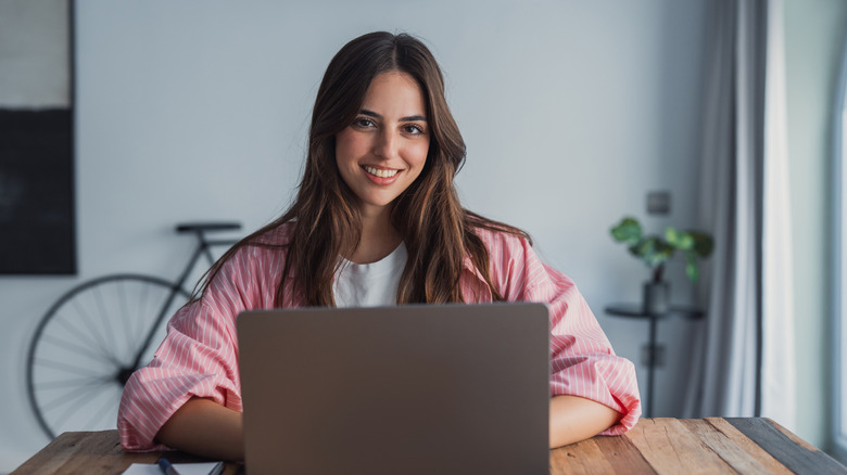 Person on laptop