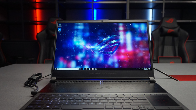 Asus ROG laptop with high refresh rate display