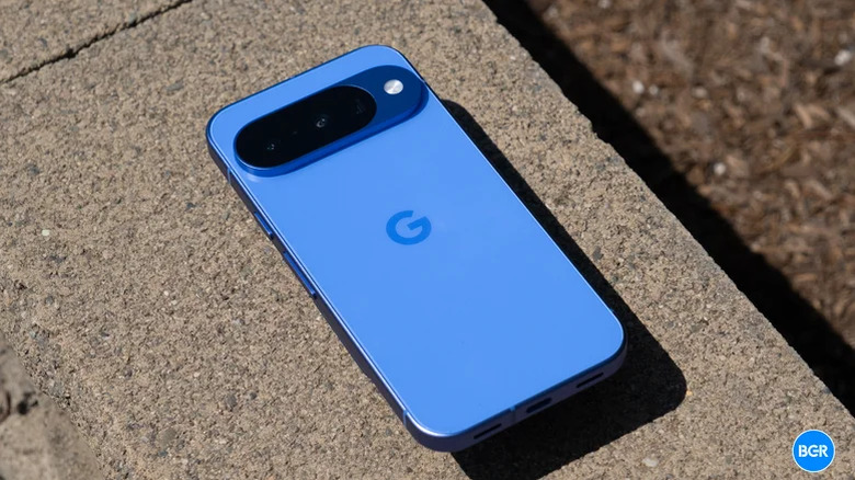 Google Pixel 10 placed on a flat surface