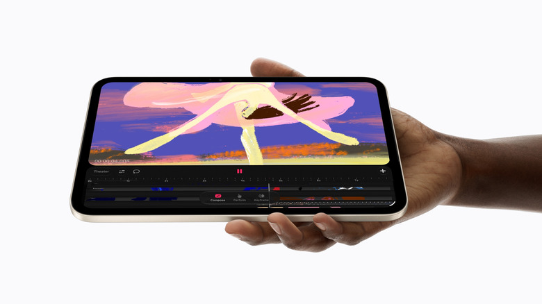 The iPad Mini (2026) featuring the series' first OLED display