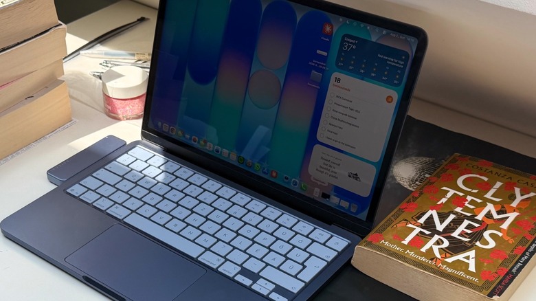 A MacBook Neo on a table