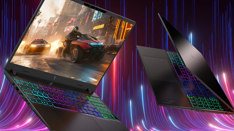 Product image for the Acer Nitro V 16 AI gaming laptop
