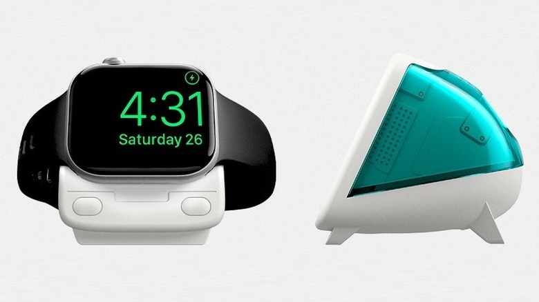 A Spigen Apple Watch Charger.