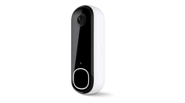 The Arlo Video Doorbell 2K against a white background