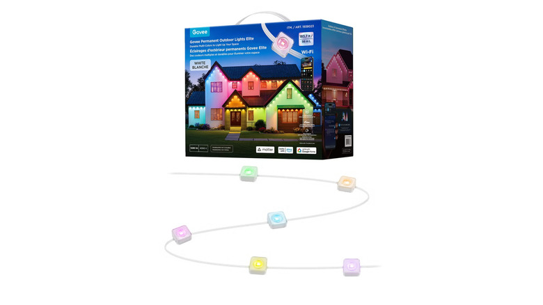 Govee 180ft Permanent Outdoor Lights Elite kit.