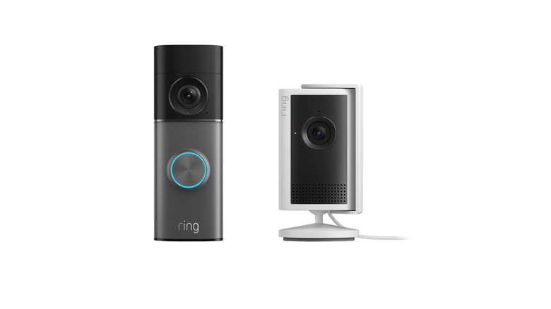 Ring Wired Doorbell Pro and Indoor Cam Plus Bundle.