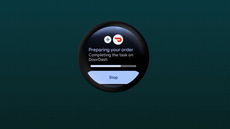 Mockup of Google's smartwatch running Wear OS 7