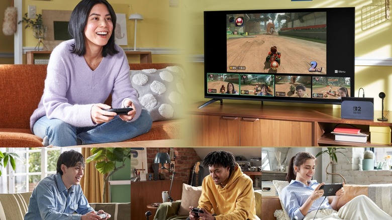People playing Nintendo Switch 2 with GameChat