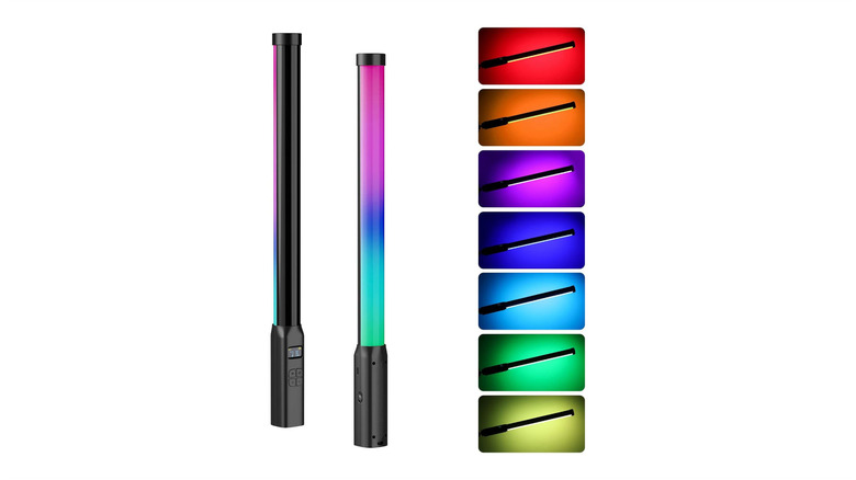 The Ulanzi VL119 LED light wand against a white background