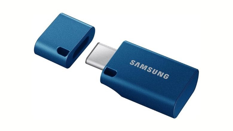 Samsung USB-C Flash drive in blue