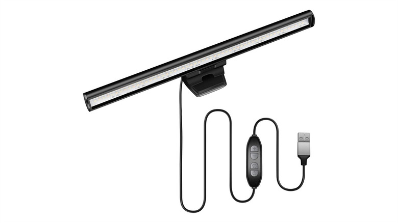 The Hioume USB laptop monitor light bar is depicted against a white background.