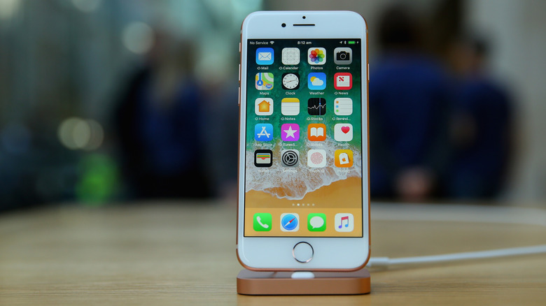 An iPhone 8
