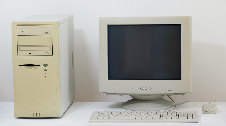 Old CRT and PC